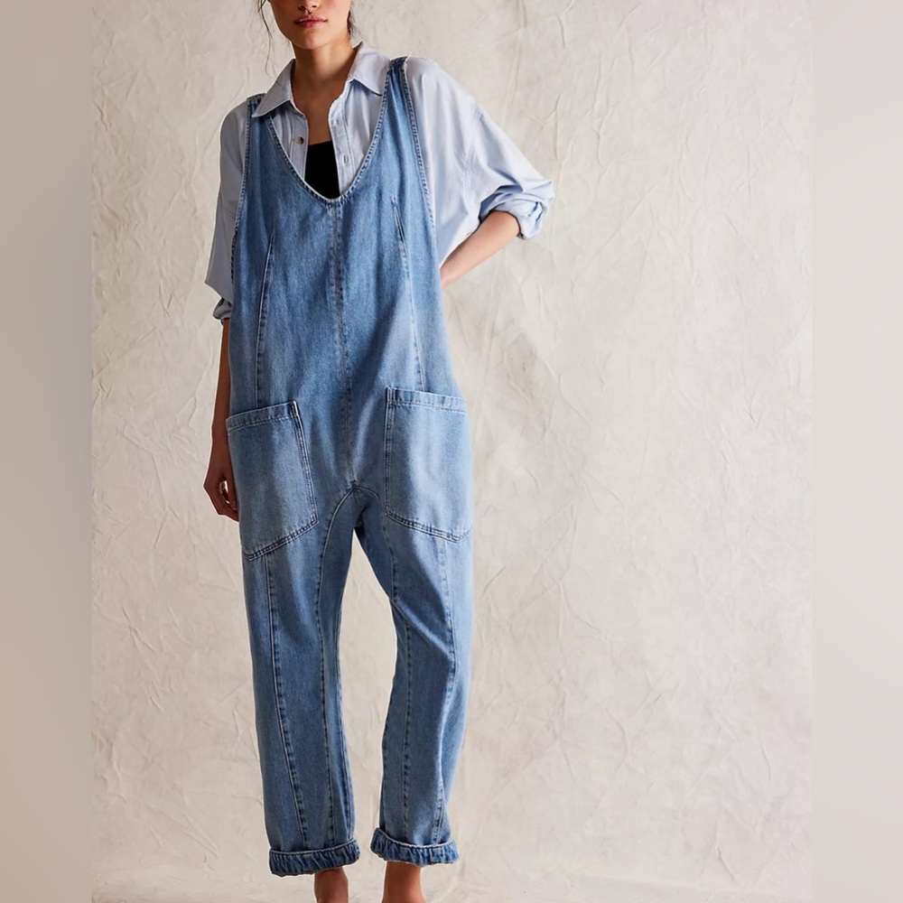 BNWT Free People High Roller Jumpsuit - Kansas Color